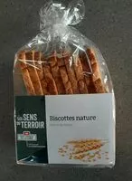 Mängden socker i Biscottes nature