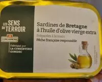 Mängden socker i Sardines de Bretagne à l'huile d'olive vierge extra