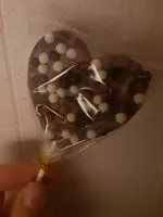 Mängden socker i Sucette au chocolat au lait coeur