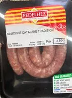 Mängden socker i Saucisse catalane Tradition