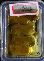 Mängden socker i Feuilles de Vignes