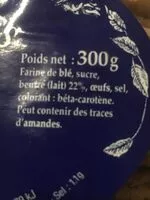 Mängden socker i Gaufres pur beurre
