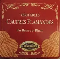 Mängden socker i Veritables gaufres flamandes pur beurre et rhum