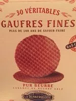 Mängden socker i Gaufres Fines pur beurre caramel au beurre salé