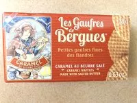 Mängden socker i Gaufres caramel au beurre salé