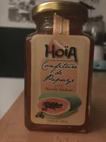 Mängden socker i Confiture de papaye