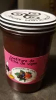 Mängden socker i Confiture de pêches de vigne