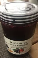 Mängden socker i Confiture de cassis epépinés