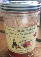 Mängden socker i Confiture de pêche de vigne à la lavande