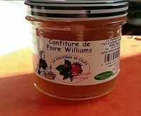 Mängden socker i Confiture de Poire Williams