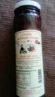 Mängden socker i Coulis de fruits rouges