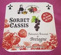Mängden socker i Sorbet cassis