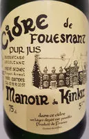 Mängden socker i Cidre de Fouesnant