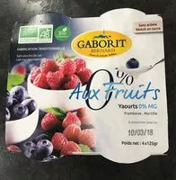 Mängden socker i Yaourt Aux Fruits 0% MG
