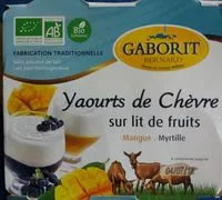 Mängden socker i Yaourt Chevre Mangues Et Myrtilles