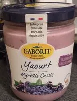 Mängden socker i Yaourt myrtille cassis