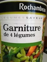 Mängden socker i Garniture de 4 légumes
