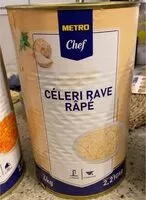 Mängden socker i Céleri rave râpé