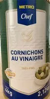 Mängden socker i Cornichons au vinaigre très-fins