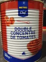 Mängden socker i Double-Concentré de tomates