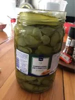 Mängden socker i Cornichons en lamelles