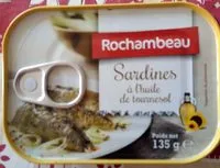 Mängden socker i Sardines à l'huile de tournesol