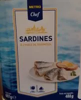 Mängden socker i Sardine huile de tournesol