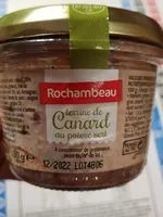 Mängden socker i Terrine de canard au poivre vert
