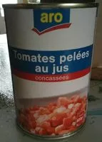 Mängden socker i Tomates pelées au jus concassées