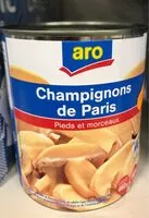 Mängden socker i Champignons de paris
