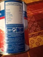 Mängden socker i Tomates entières pelées au jus