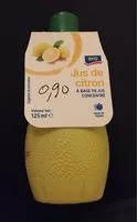 Mängden socker i Jus de citron