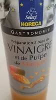 Mängden socker i Vinaigre de pulpe de mangue