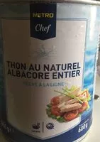 Mängden socker i Thon au naturel albacore entier