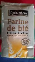 Mängden socker i Farine de blé fluide sans grumeaux