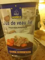 Mängden socker i Jus de veau lié