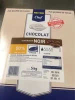 Mängden socker i Chocolat metro chef