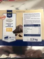 Mängden socker i Chocolat noir supérieur