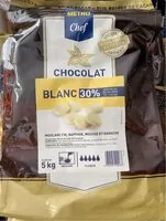 Mängden socker i Chocolat blanc