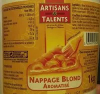 Mängden socker i Nappage blond