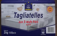Mängden socker i Tagliatelles aux 5 œufs frais au kilo
