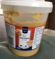 Mängden socker i Moutarde au miel