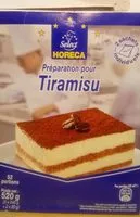 Mängden socker i Préparation pour Tiramisu