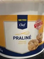 Mängden socker i Praliné