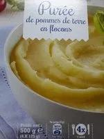 Mängden socker i Purée de pommes de terre en flocons