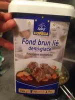 Mängden socker i Fond brun lié