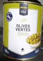 Mängden socker i Olives vertes dénoyautées calibre 30/33