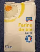 Mängden socker i Farine de blé type 55