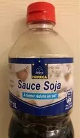 Mängden socker i Sauce soja moins salée