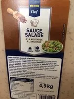 Mängden socker i Sauce salade moutarde